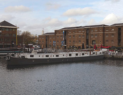 'Dana' and the Museum of London Docklands.