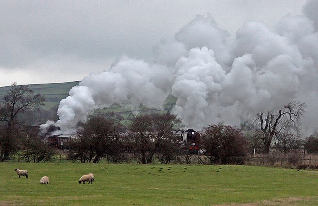 Departing Threshing Barn crossing