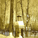 Paysages d'hiver à proximité de l'abbaye de St-Benoit-du-lac au Québec .  7 Février 2009-  Sepia