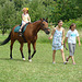 3 girls, 1 horse