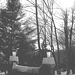 Paysages d'hiver à proximité de l'abbaye de St-Benoit-du-lac au Québec .  7 Février 2009-  B & W