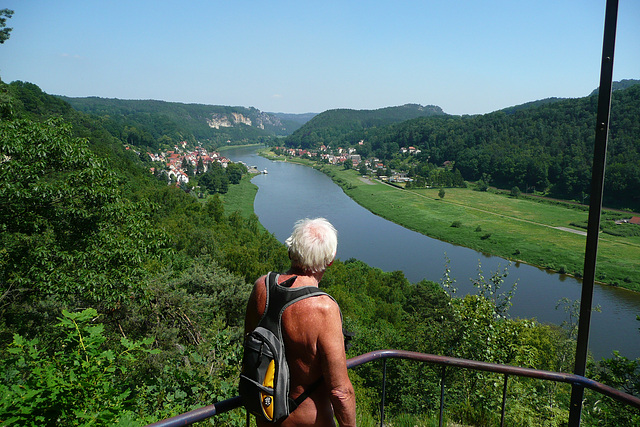 Die Wilkeaussicht oberhalb von Wehlen