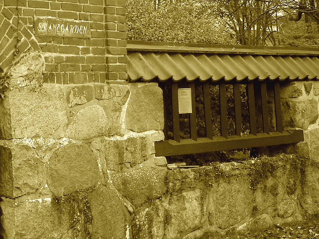 Maison  Skanegarden house - Båstad / Suède - Sweden.  21-10-2008-  Sepia