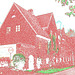 Maison  Skanegarden house - Båstad / Suède - Sweden.  21-10-2008 - Contours de couleurs ravivées
