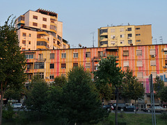 Tirana- Brightly Coloured Flats