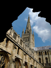Norwich Cathedral from the Cloister