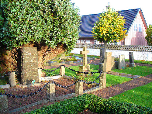 Cimetière de Båstad  /   Båstad  cemetery - Suède / Sweden - 22 octobre 2008