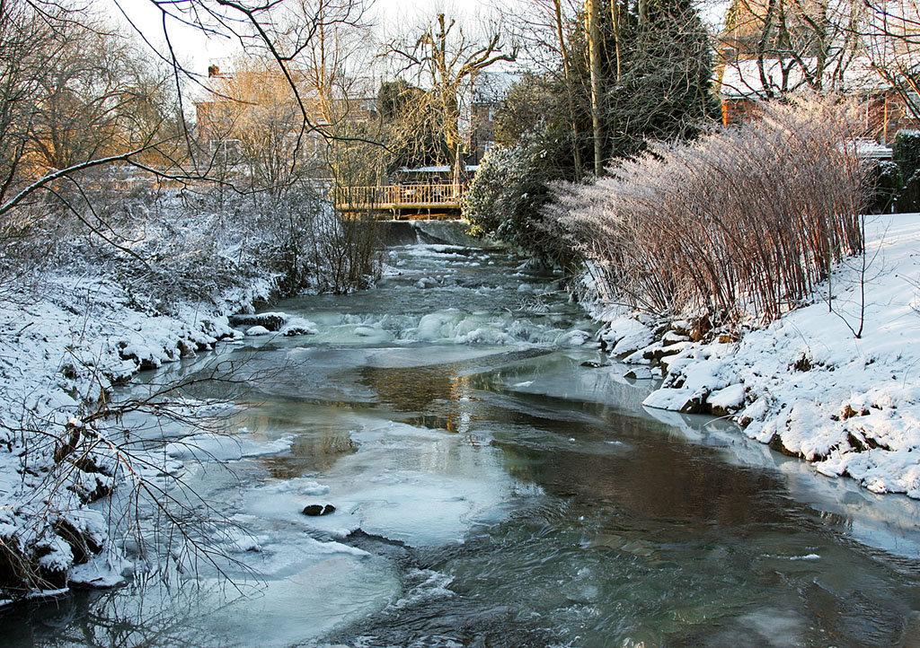 When the river froze