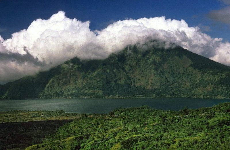 Lake Batur and Mount Abang (2151m)