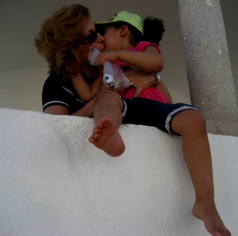 Rafaela & grandma, lovingness