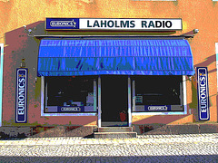 Laholms radio /   Laholm - Suède /  Sweden.   25 octobre 2008-  Postérisation