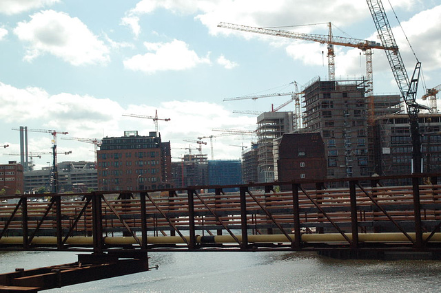 Hafencity im Bau