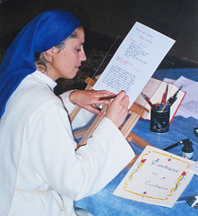Calligraphies, œuvres de Sœur Marie