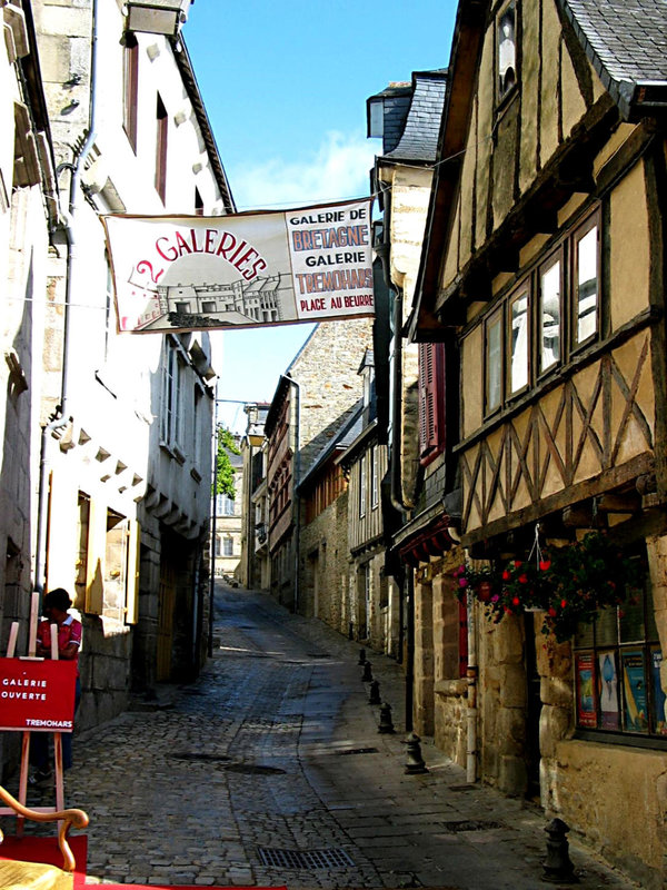 Gasse in Quimper - Bretagne