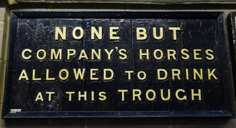 Sign for Literate Horses