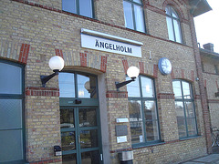 Gare de Ängelholm train station / Suède - Sweden  /  23 octobre 2008