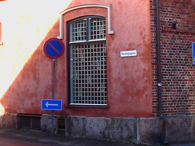 Espresso window area - Zone de la fenêtre expressive -  Båstad  /  Suède - Sweden.   25 octobre 2008