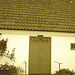 La porte bleu du Viking à la barbe bleue....Blue door house -  Båstad.  Suède - Sweden.  21-10-08.  Sepia