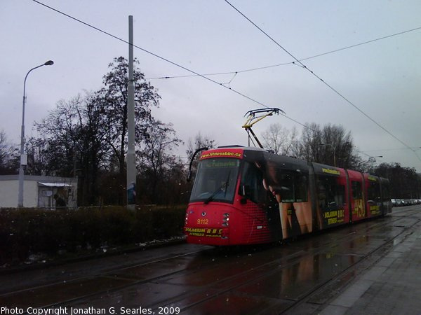 DPP #9112 at Palmovka, Prague, CZ, 2009