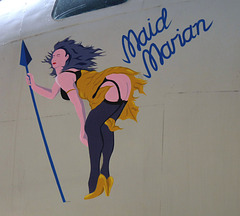 Nose Art on Handley Page Victor K.2 XH672