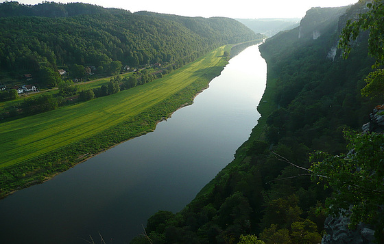 Romantisches Elbtal bei Rathen - Bastei