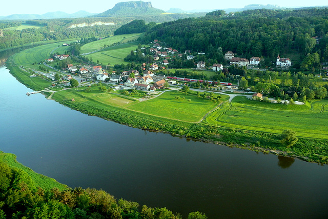 Romantisches Elbtal bei Rathen - Bastei