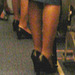 KLM flight attendants in high heels / Hôtesses de l'air  de KLM en talons hauts -  Correction Gamma niveau 3