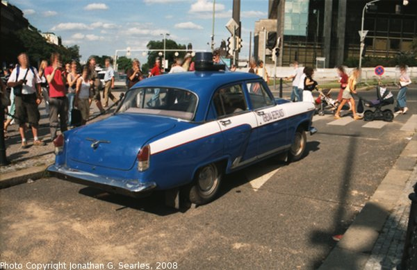 Volga Police Car, Picture 2, Prague, CZ, 2008