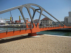 Lisboa, Dock of Rocha do Conde d'Óbidos, gyratory bridge (3)