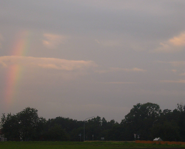 Regenbogen-Morgengruß