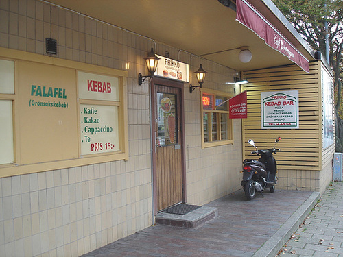 Frikko kebab bar  /  Helsingborg - Suède / Sweden.  22 octobre 2008