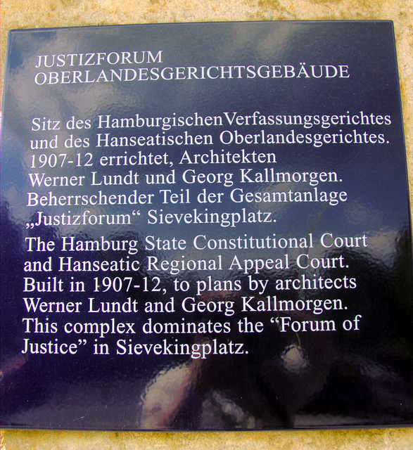 Information about Oberlandesgericht Hamburg