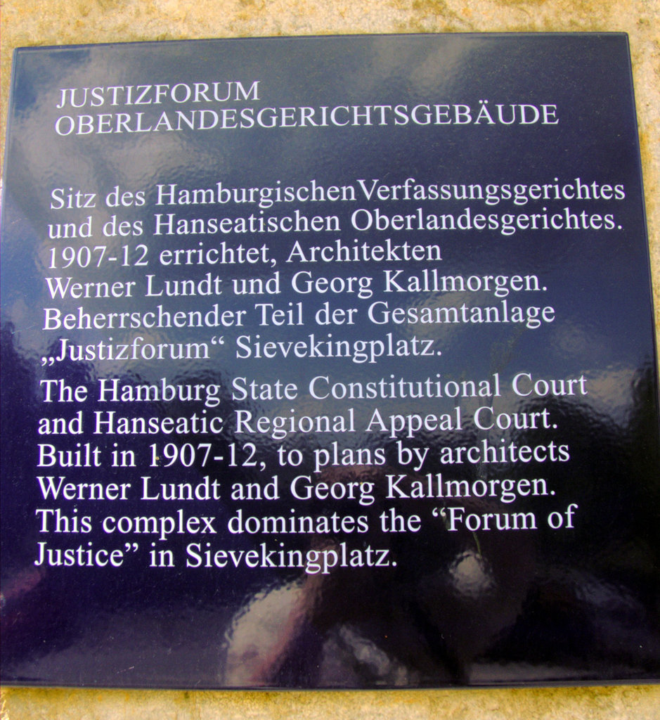 Information about Oberlandesgericht Hamburg