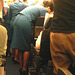 KLM flight attendants in high heels / Hôtesses de l'air  de KLM en talons hauts - Version éclaircie.