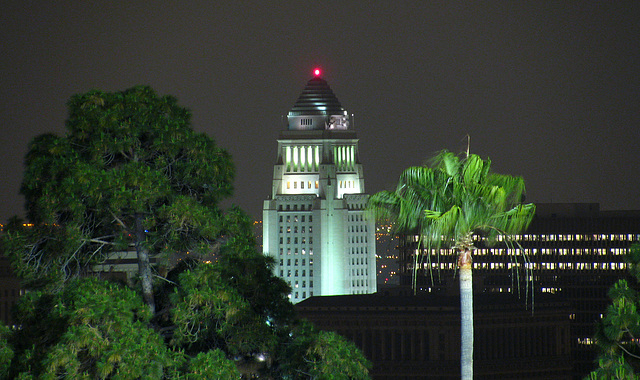 L.A. City Hall seen from Dodger Stadium (0286)