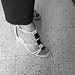 Christiane - Nouvelles sandales sexy / New sexy sandals - 29 avril 2009 /Avec permission - N & B