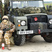 Mannequin and Land Rover- 'Help for Heroes'