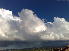 Nubes de tormenta.