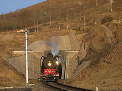 Leaving summit tunnel