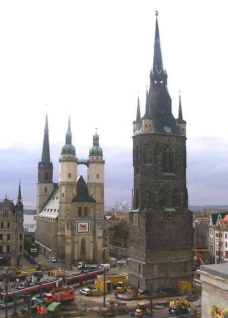 2004-11-08 02 Halle, Marktplatz