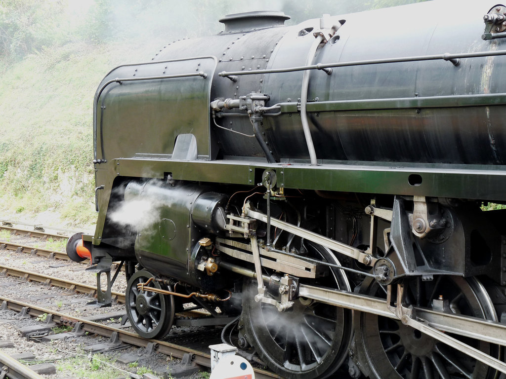 Valve Gear of BR Class 9F 2-10-0 No. 92212