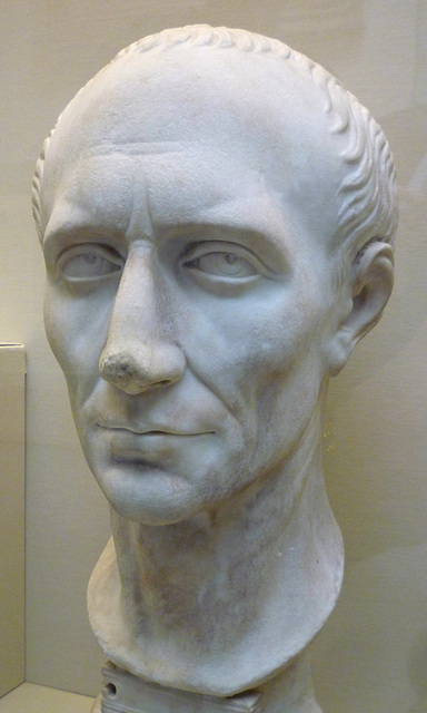 Marble Head of Julius Caesar