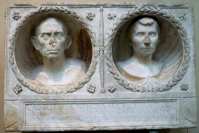 Marble Funerary Relief