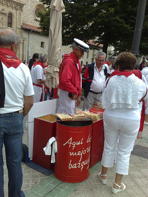 El barquillero de Pamplona.