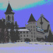 Abbaye de St-Benoit-du-lac  /   Québec - Canada -  7 Février 2009- Postérisée avec couleurs ravivées