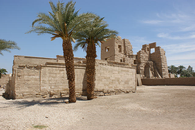 partie extérieure du temple de Ramsés III