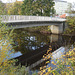 Pont et reflet de rivière - Bridge and river reflection  /   Ängelholm - Suède / Sweden.  23 octobre 2008