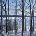 Paysages d'hiver à proximité de l'abbaye de St-Benoit-du-lac au Québec .  7 Février 2009