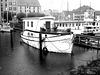 Bateau-terrasse  /  Floating terrace - Copenhague  /  Copenhagen .  26-10-2008 - N & B