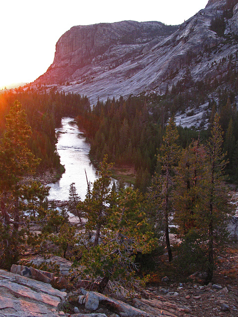 Sunset in Glen Aulin (0693)